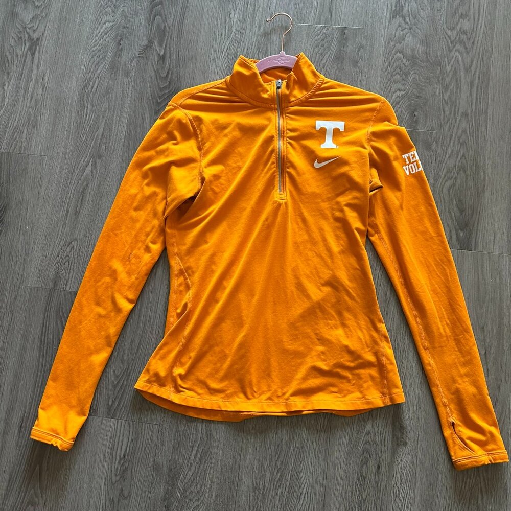 Nike University of Tennessee Volunteers Women Half-Zip Jacket Long Sleeve Shirt